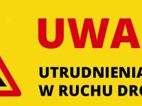 Utrudnienia w ruchu drogowym.