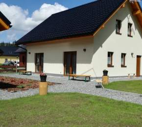 Zewnętrzny widok domku