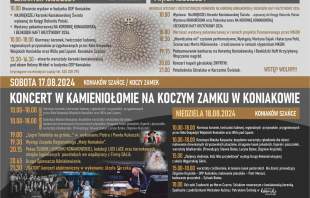 Plakat z programem wydarzenia