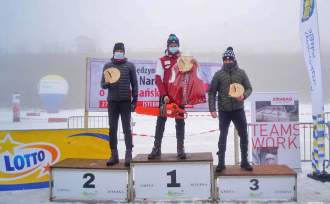 Na najwyższym stopniu podium Łukasz Gazurek