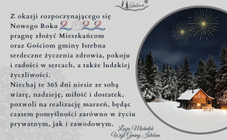 Życzenia noworoczne Pani Wójt Łucji Michałek
