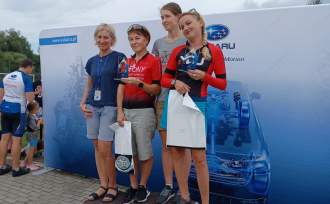 Anna Kaczmarzyk na podium Pucharu Subaru