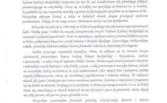 List Prezesa Rady Ministrów z okazji TKB