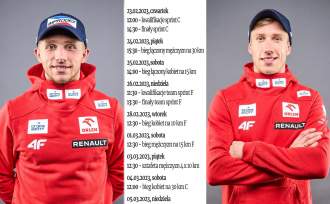 Dominik i Kamil Bury oraz harmonogram konkurencji biegowych MŚ w Planicy (foto: PZN facebook)