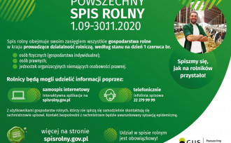 Powszechny Spis Rolny 2020 - plakat