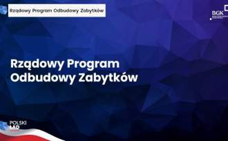 Rządowy Program Odbudowy Zabytków.