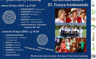 plakat 27 Festyn Istebniańaski