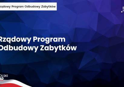 Rządowy Program Odbudowy Zabytków.