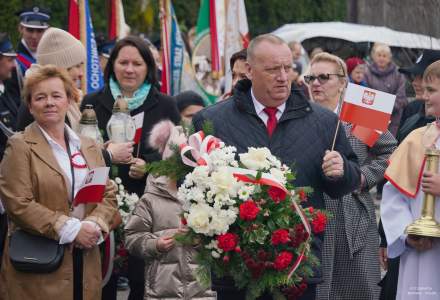 Święto Niepodległości w Gminie Istebna fot. Bronka Polok