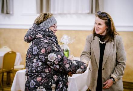 Uczestnicy Świątecznego Spotkania dla Seniorów w Koniakowie fot. M.Kuźma