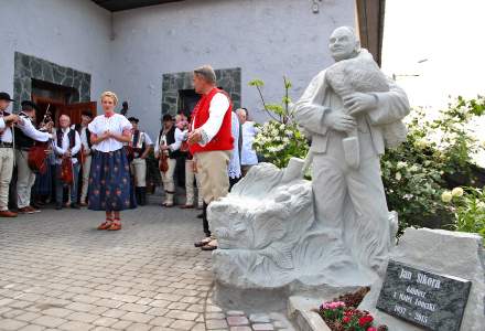 Poświęcenie pomnika Janka Gajdosza