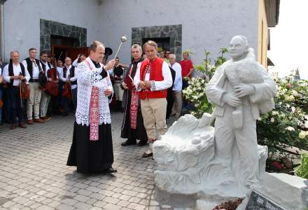 Poświęcenie pomnika Janka Gajdosza