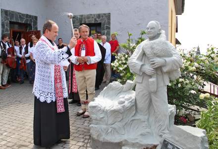 Poświęcenie pomnika Janka Gajdosza