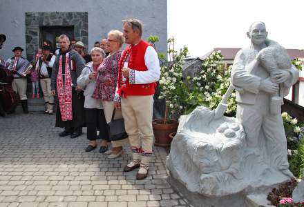 Poświęcenie pomnika Janka Gajdosza