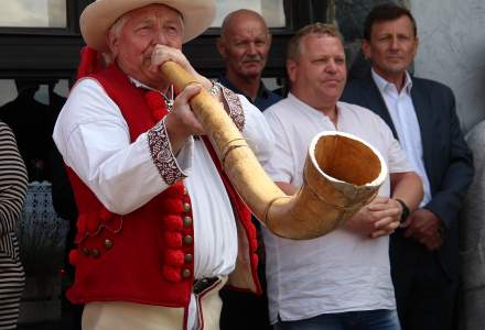 Poświęcenie pomnika Janka Gajdosza