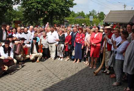 Poświęcenie pomnika Janka Gajdosza