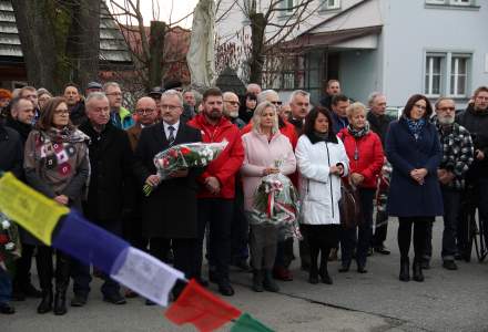 Odsłonięcie pomnika Jerzego Kukuczki