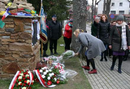 Odsłonięcie pomnika Jerzego Kukuczki