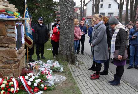 Odsłonięcie pomnika Jerzego Kukuczki