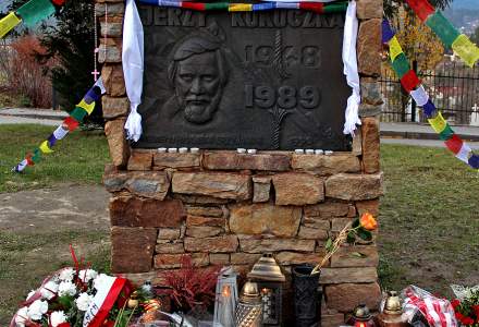 Odsłonięcie pomnika Jerzego Kukuczki