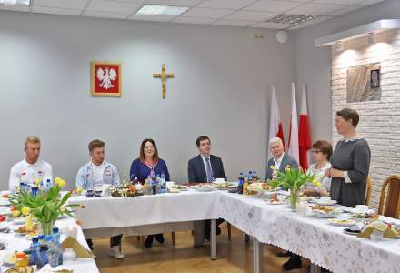 Uroczyste śniadanie dla Olimpijczyków