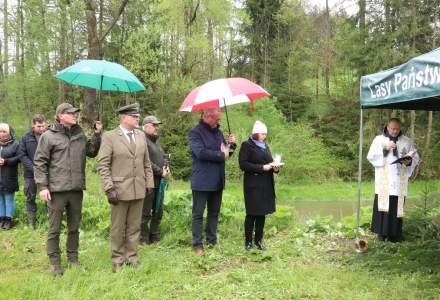 Poświęcenie Alei Pamięci Jana Pawła II