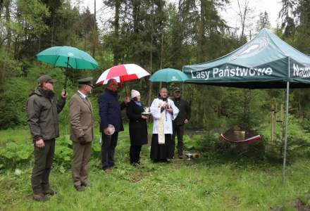 Poświęcenie Alei Pamięci Jana Pawła II