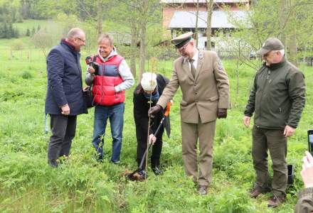 Poświęcenie Alei Pamięci Jana Pawła II