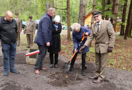 Poświęcenie Alei Pamięci Jana Pawła II