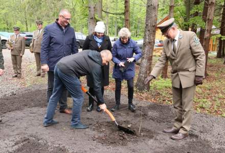 Poświęcenie Alei Pamięci Jana Pawła II