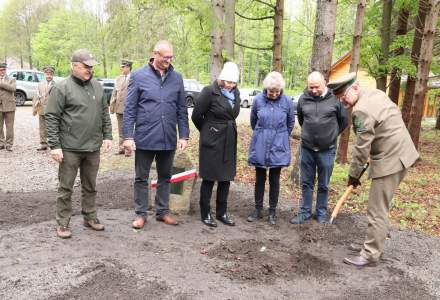 Poświęcenie Alei Pamięci Jana Pawła II