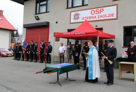 Poświęcenie sztandaru OSP Istebna Zaolzie