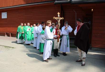 Msza Św. w Istebnej - III Zjazd Karpacki, f. J. Kohut