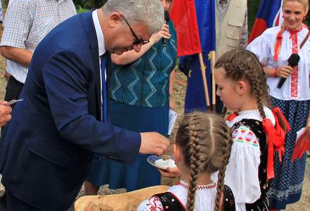 Otwarcie drogi w Jaworzynce Czadeczce