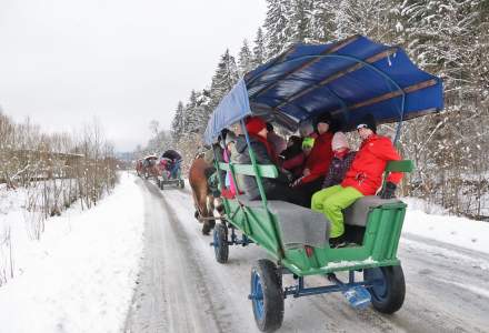 Rodzinny Kulig Doliną Czadeczki