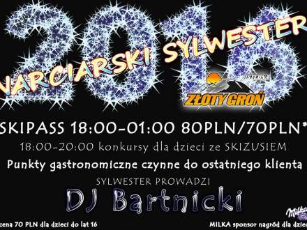 Sylwester w Ośrodku Narciarskim Złoty Groń