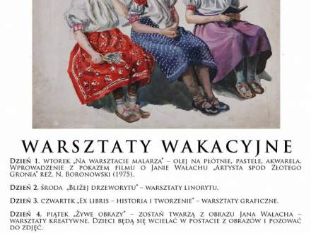 Plakat warsztatów