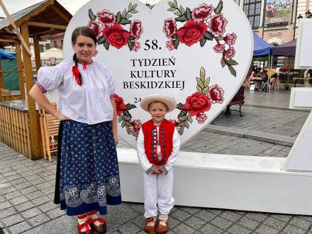 Maria Motyka i Karol Juroszek - zdobywcy głównej nagrody w kategorii mistrz i uczeń na 58. TKB