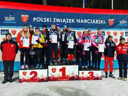 Sztafeta MKS Istebna na najwyższym podium (foto: PZN facebook)