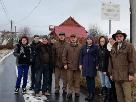 Odbiór dróg gminnych wyremontowanych w ramach współpracy Nadleśnictwa Wisła i Gminy Istebna