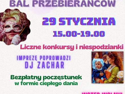 Rodzinny Bal Przebierańców - plakat wydarzenia