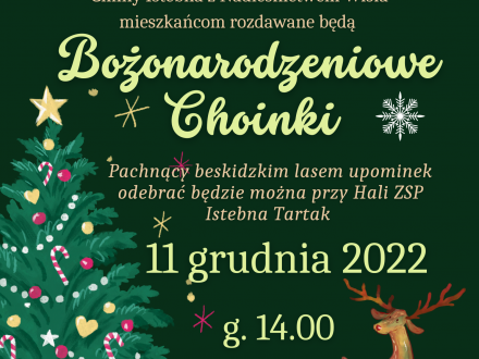 Akcja rozdawania choinek - 11 grudnia 2022