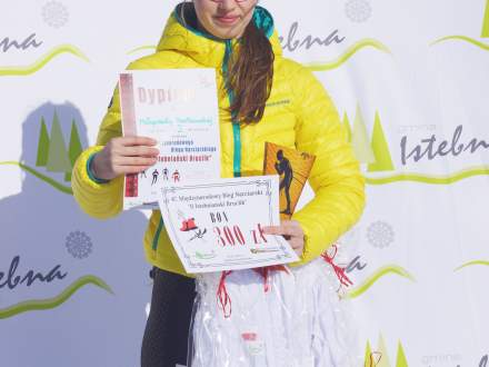 Małgorzata Szotkowska z Istebniańskim Kabotkiem 5 km