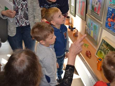 Wystawa prac dzieci z Szkółki Iwony Konarzewskiej