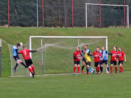 Fragment meczu APN Góral Istebna - Zebrzydowice 2:2