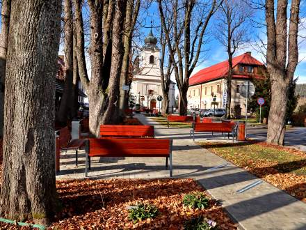 Park w Istebnej w nowej szacie