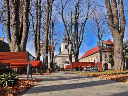 Park w Istebnej w nowej szacie