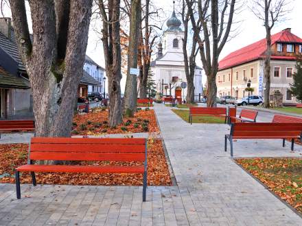 Park w Istebnej w nowej szacie