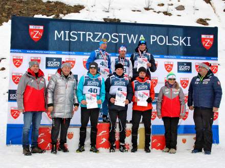 Podium Mistrzostw Polski Młodzieżowców