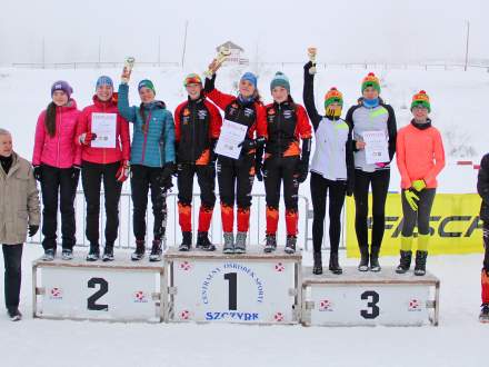 Podium Igrzyska Młodzieży Szkolnej Dziewczęta